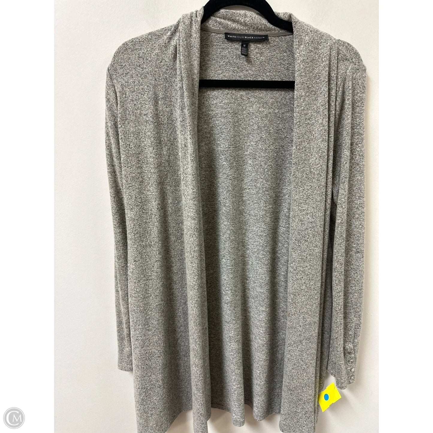 Sweater Cardigan By White House Black Market In Grey, Size: M