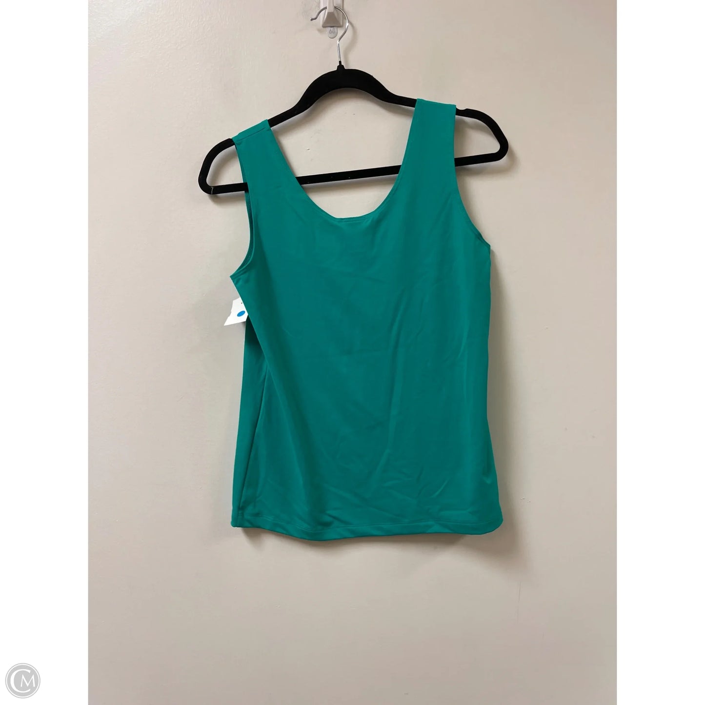 Top Sleeveless By Chicos In Green, Size: M