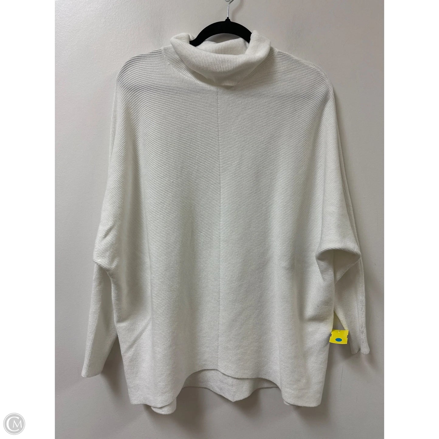 Sweater By Clothes Mentor In White & Yellow, Size: M