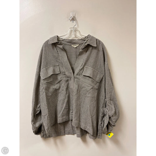 Top Long Sleeve By Max Studio In Black, Size: Xl