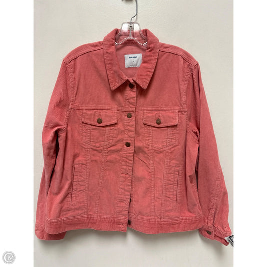 Jacket Moto By Old Navy In Pink, Size: Xl