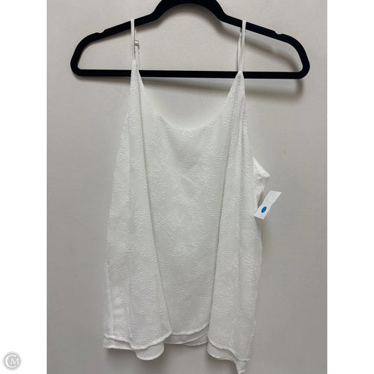 Top Sleeveless By Mi Ami In White, Size: Xl