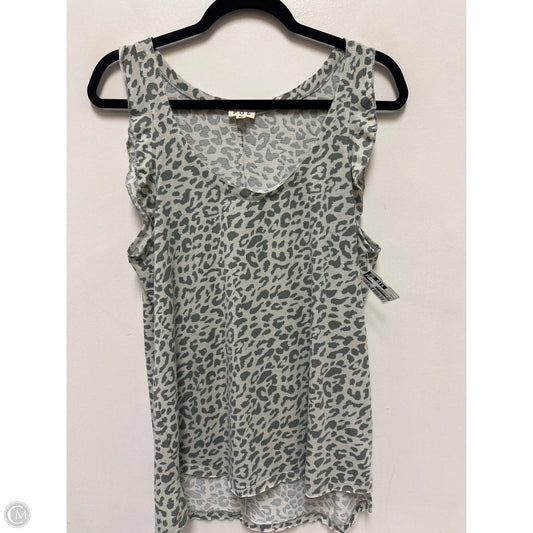 Top Sleeveless By Pol In Animal Print, Size: M