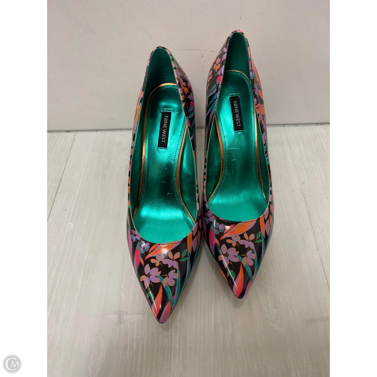 Shoes Heels Stiletto By Nine West In Floral Print, Size: 11