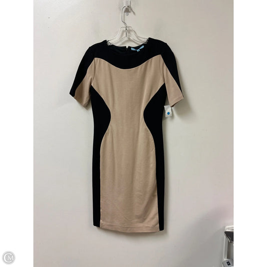Dress Work By Antonio Melani In Black & Tan, Size: S