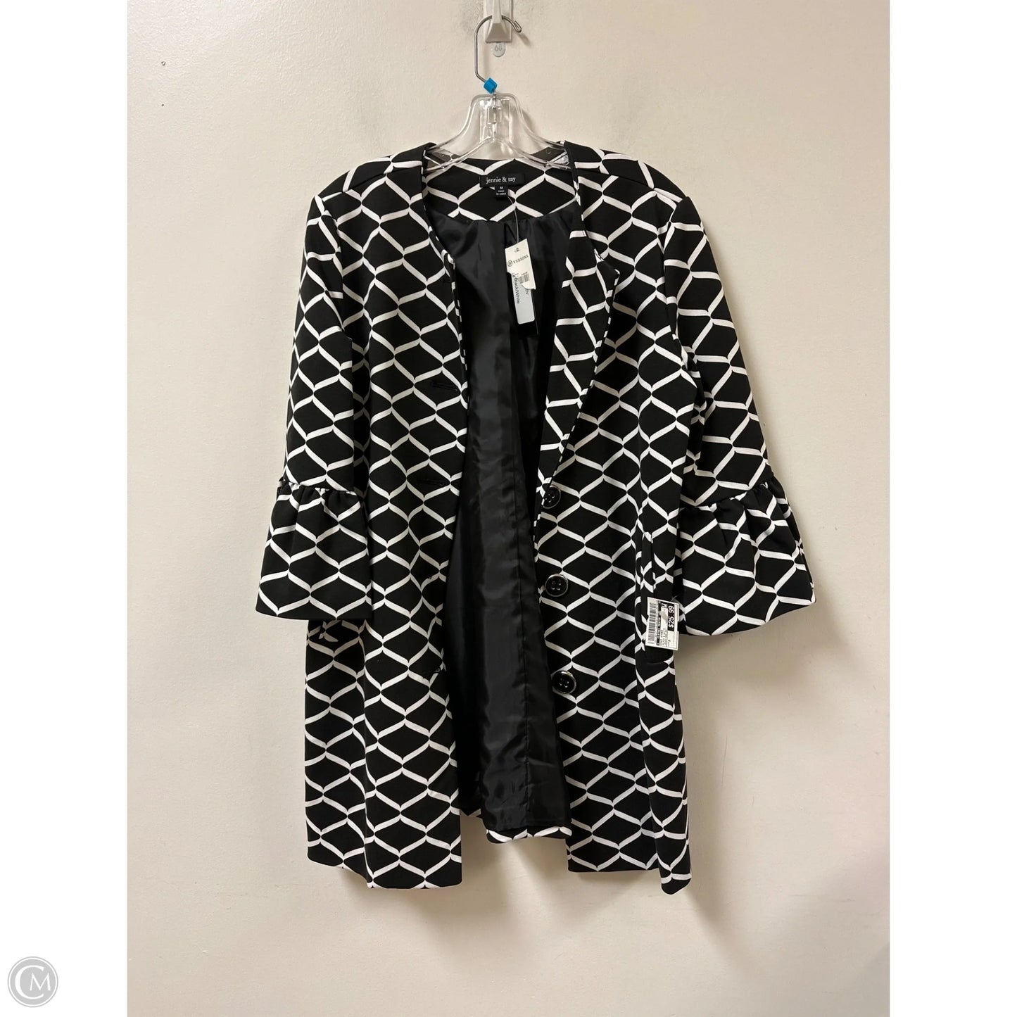 Coat Other By Clothes Mentor In Black & White, Size: M