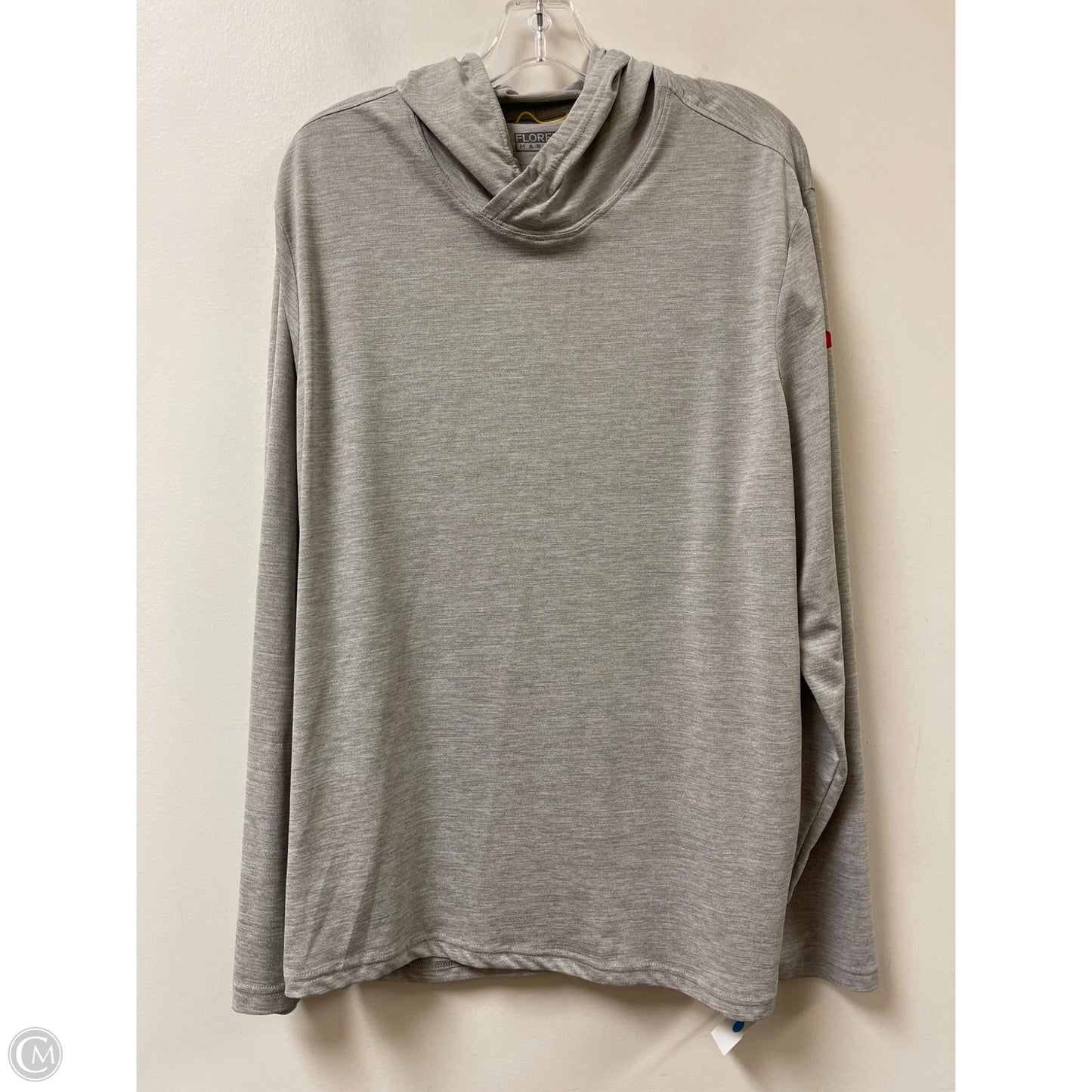 Top Long Sleeve By Clothes Mentor In Grey, Size: Xl