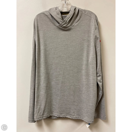 Top Long Sleeve By Clothes Mentor In Grey, Size: Xl