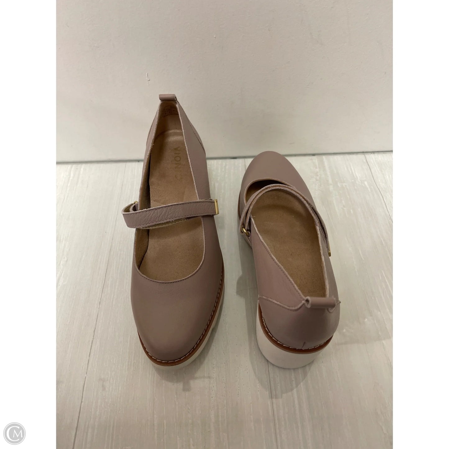 Shoes Heels Wedge By Vionic In Pink, Size: 8.5