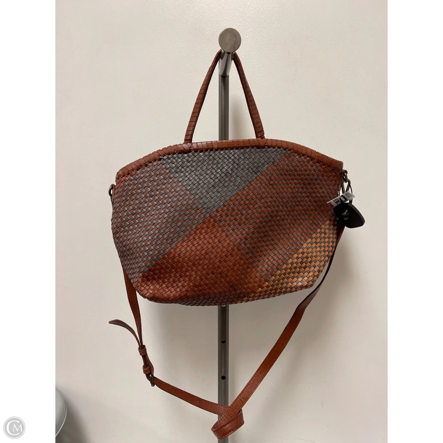 Handbag Leather By Cmc, Size: Medium