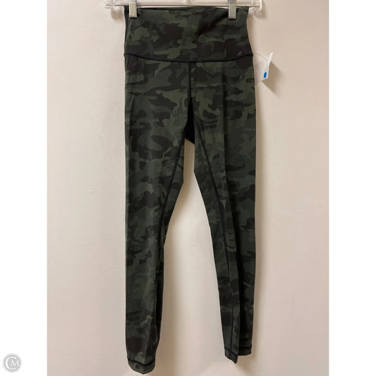 Athletic Pants By Lululemon In Camouflage Print, Size: 4