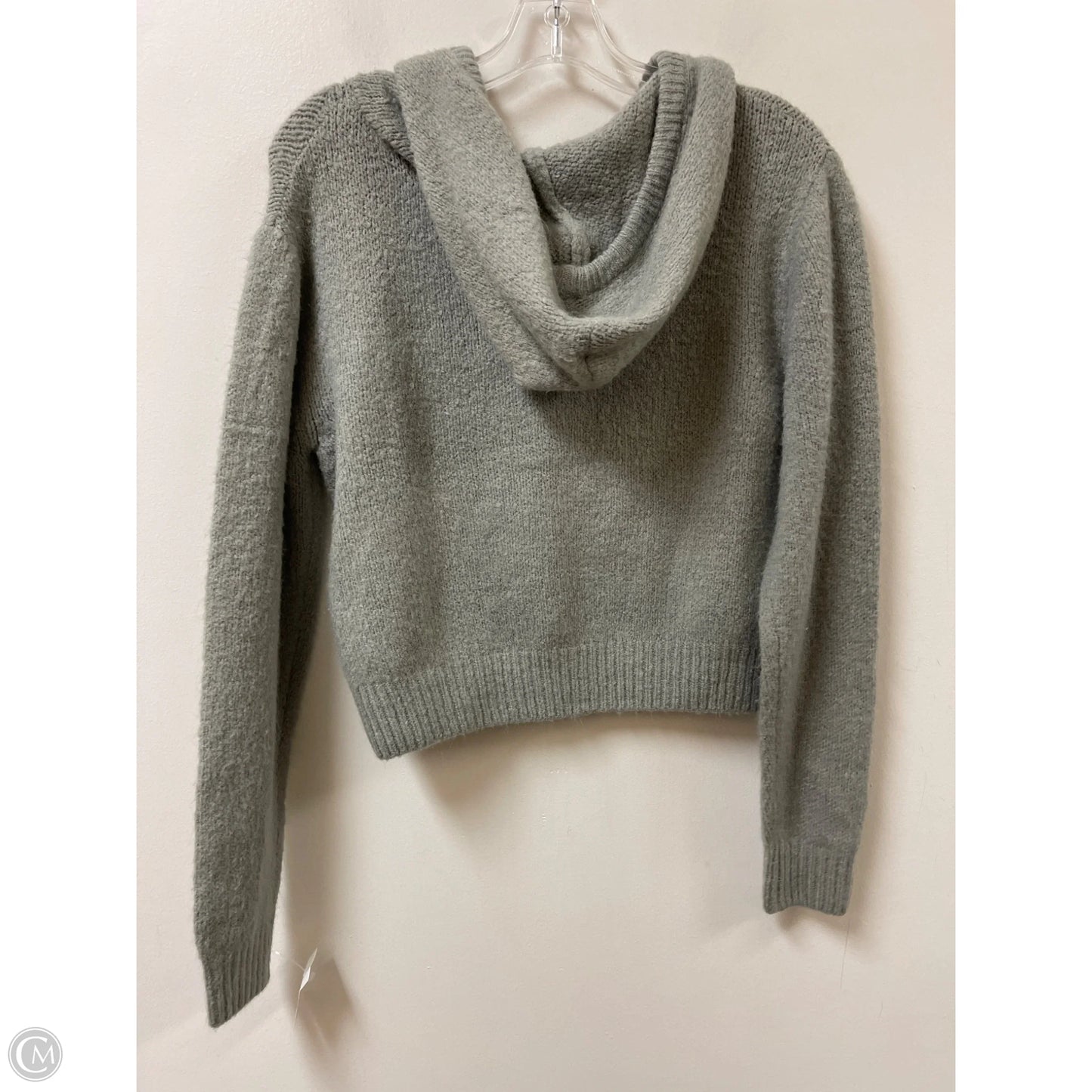 Sweater Cardigan By Clothes Mentor In Grey, Size: M