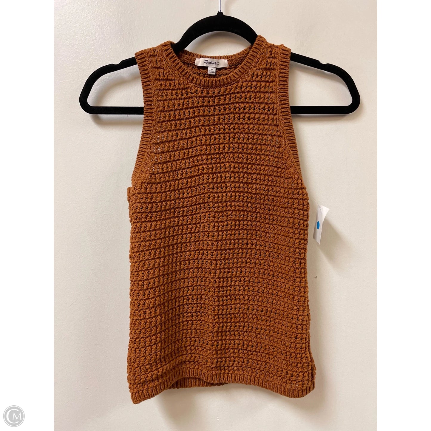 Top Sleeveless By Madewell In Brown, Size: Xs