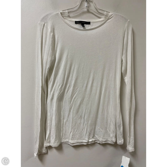 Top Long Sleeve Basic By White House Black Market In White, Size: S