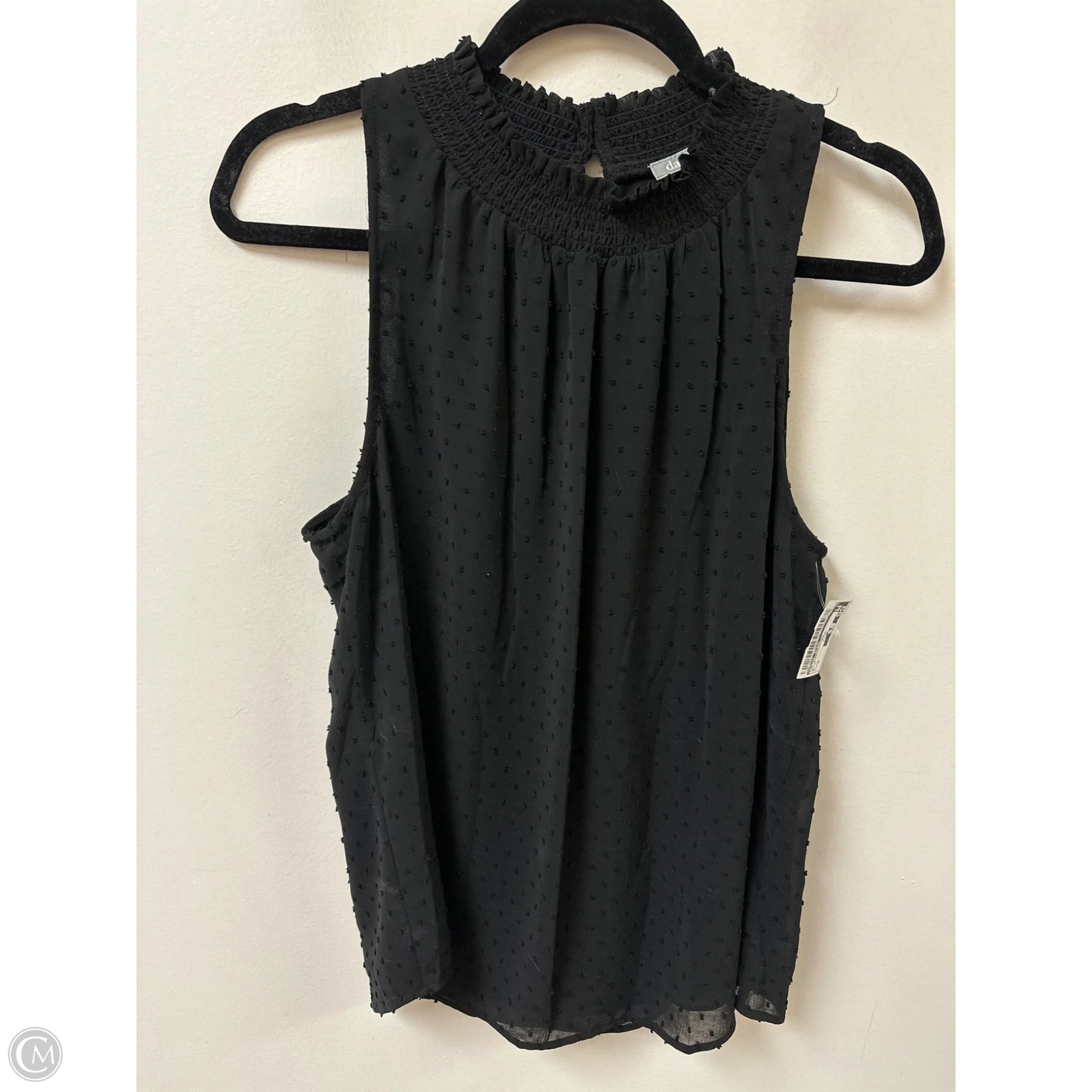 Top Sleeveless By Daniel Rainn In Black, Size: M