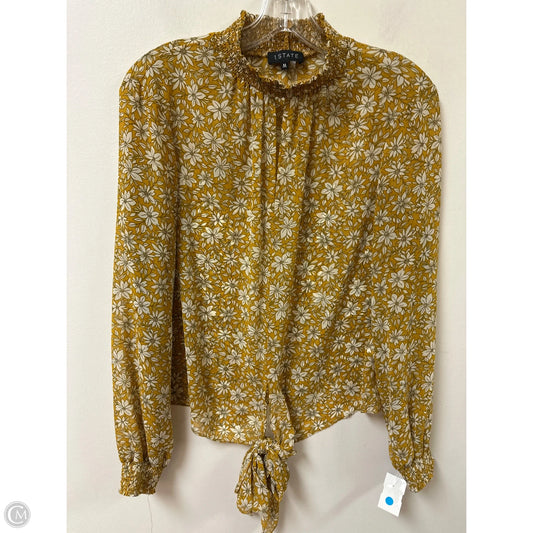 Top Long Sleeve By 1.state In Yellow, Size: M