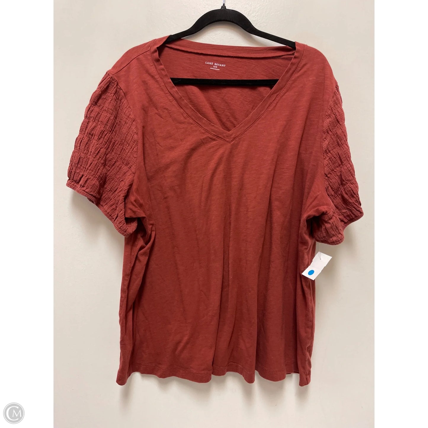 Top Short Sleeve By Lane Bryant In Orange, Size: 4x