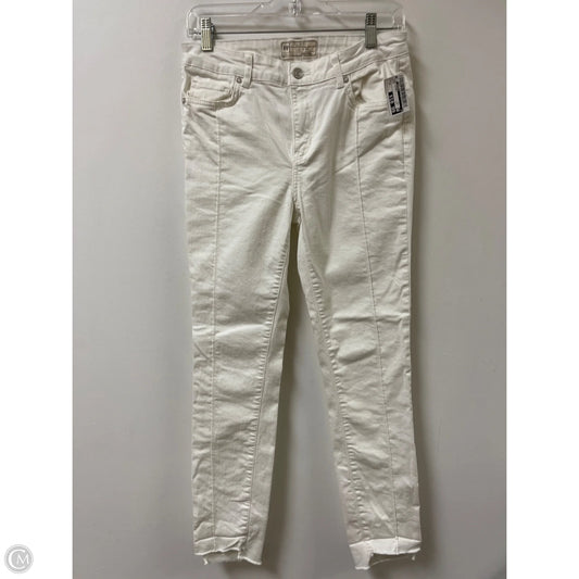 Jeans Skinny By Free People In White, Size: 6