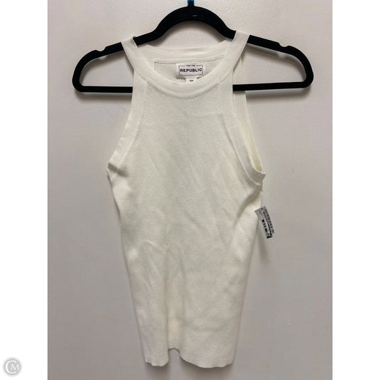 Top Sleeveless By For The Republic In Cream, Size: M