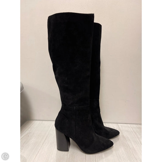Boots Knee Heels By Steve Madden In Black, Size: 5.5