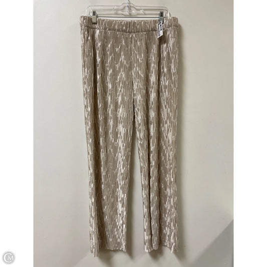 Pants Lounge By Clothes Mentor In Cream, Size: 12