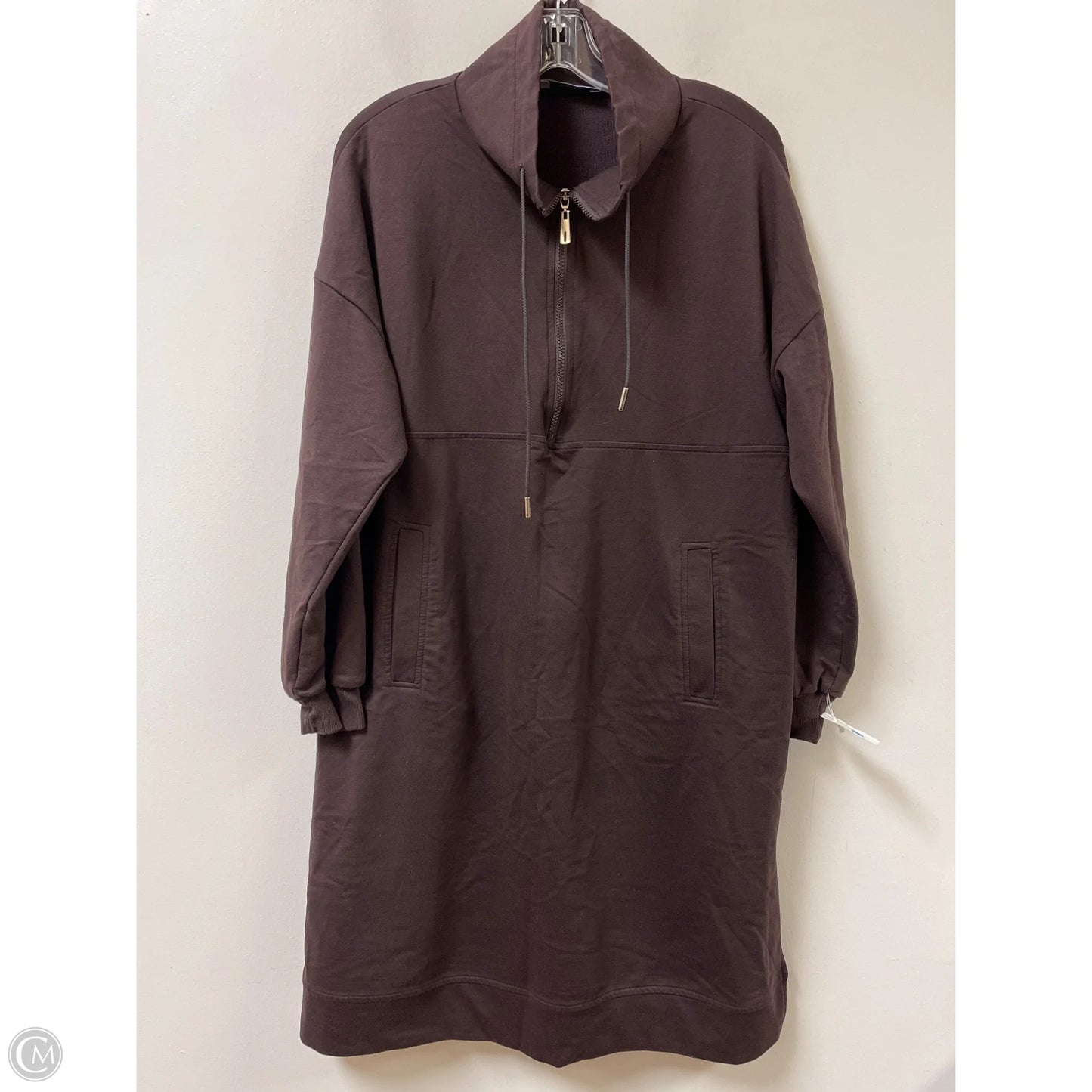 Dress Casual Midi By Clothes Mentor In Brown, Size: Xl