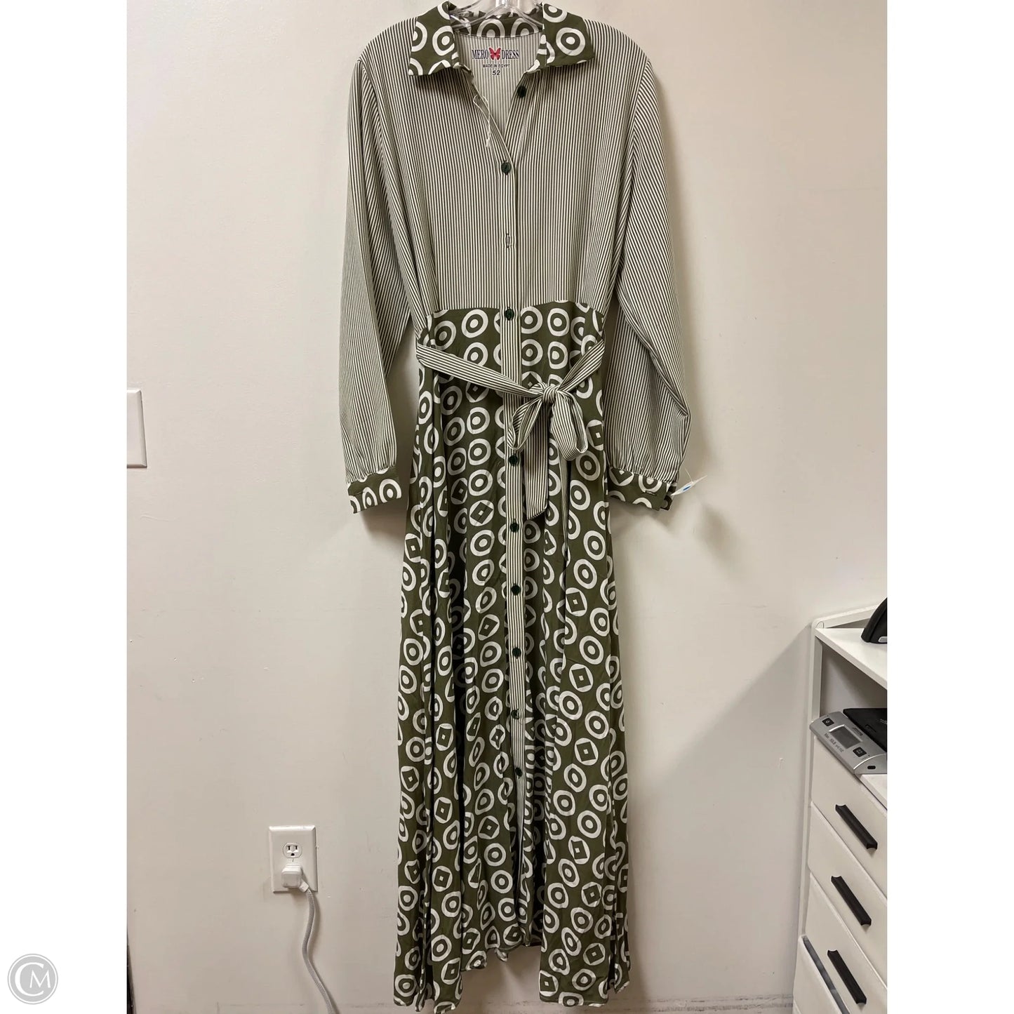 Dress Casual Maxi By Clothes Mentor In Green, Size: Xl