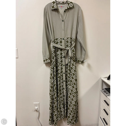 Dress Casual Maxi By Clothes Mentor In Green, Size: Xl