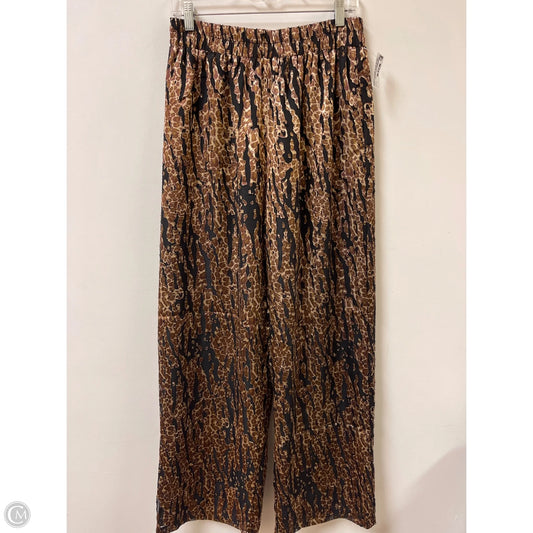 Pants Lounge By Clothes Mentor In Black & Brown, Size: 14