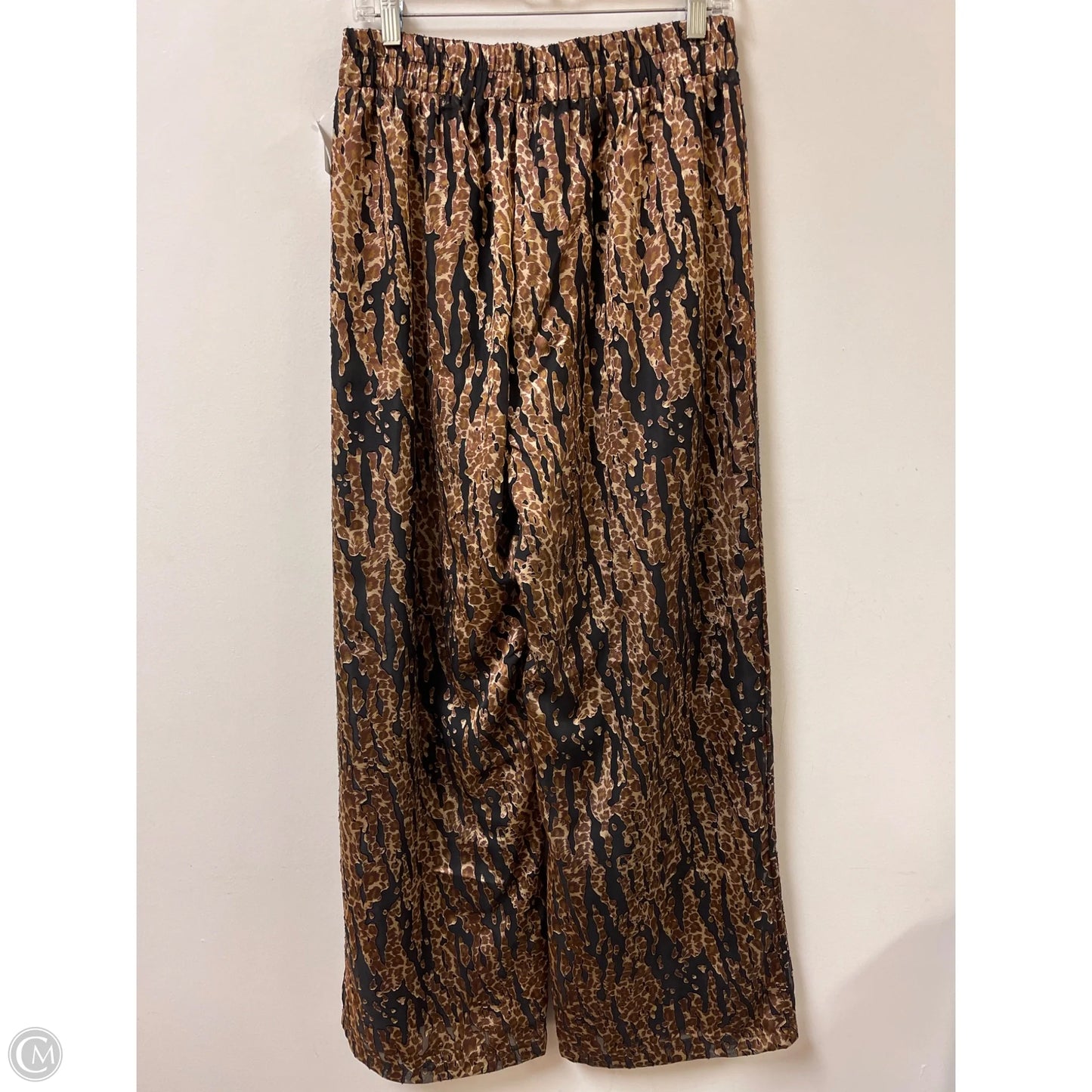 Pants Lounge By Clothes Mentor In Black & Brown, Size: 14
