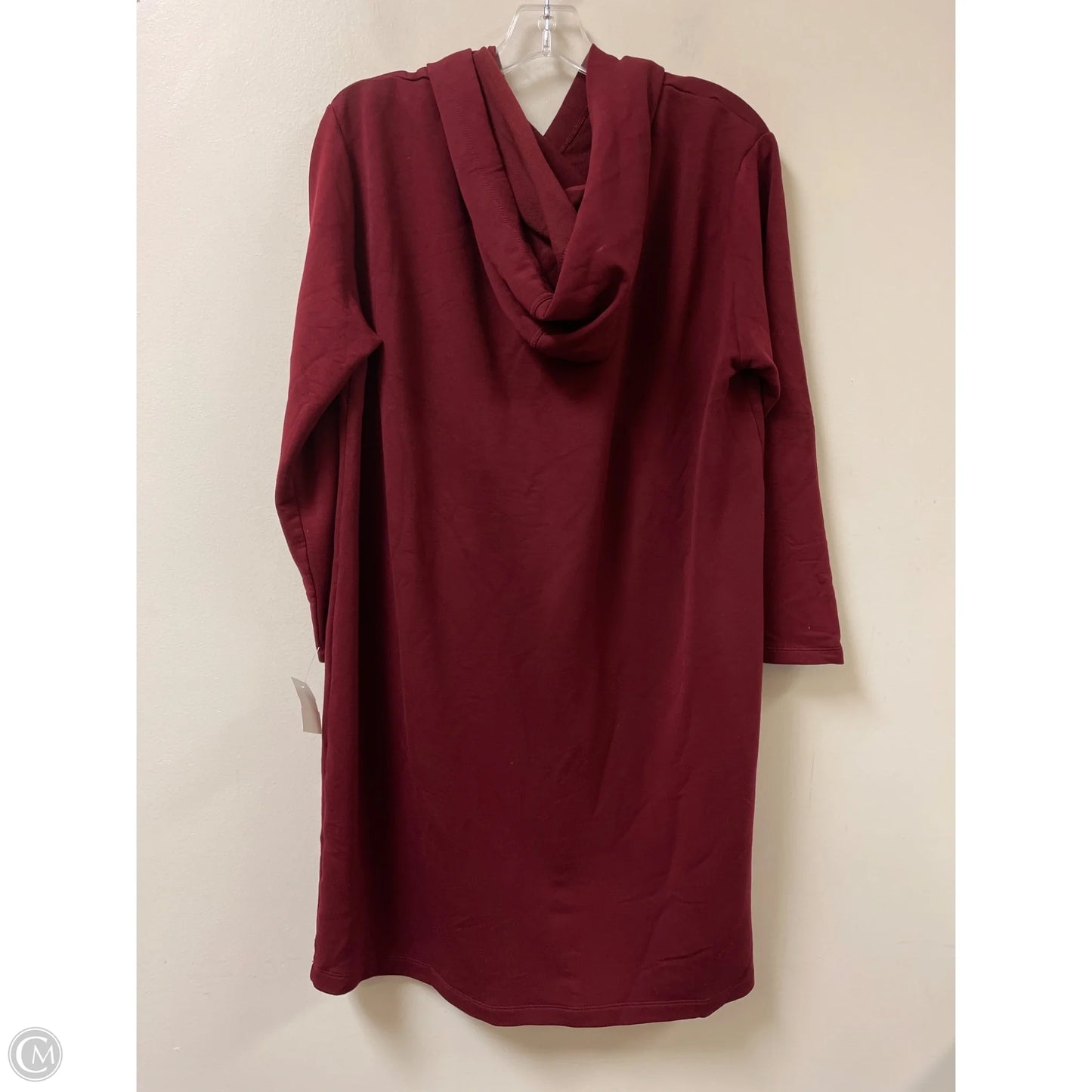 Tunic Long Sleeve By Calvin Klein In Red, Size: Xl