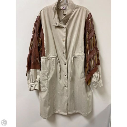 Coat Other By Clothes Mentor In Cream, Size: Xl