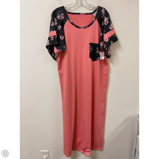 Dress Casual Maxi By Clothes Mentor In Peach, Size: Xl