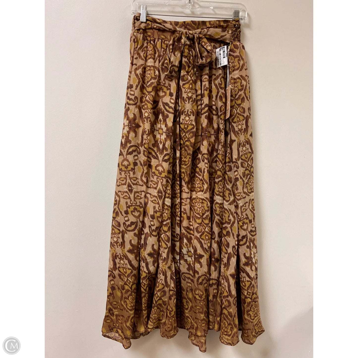 Skirt Maxi By Clothes Mentor In Tan, Size: 8
