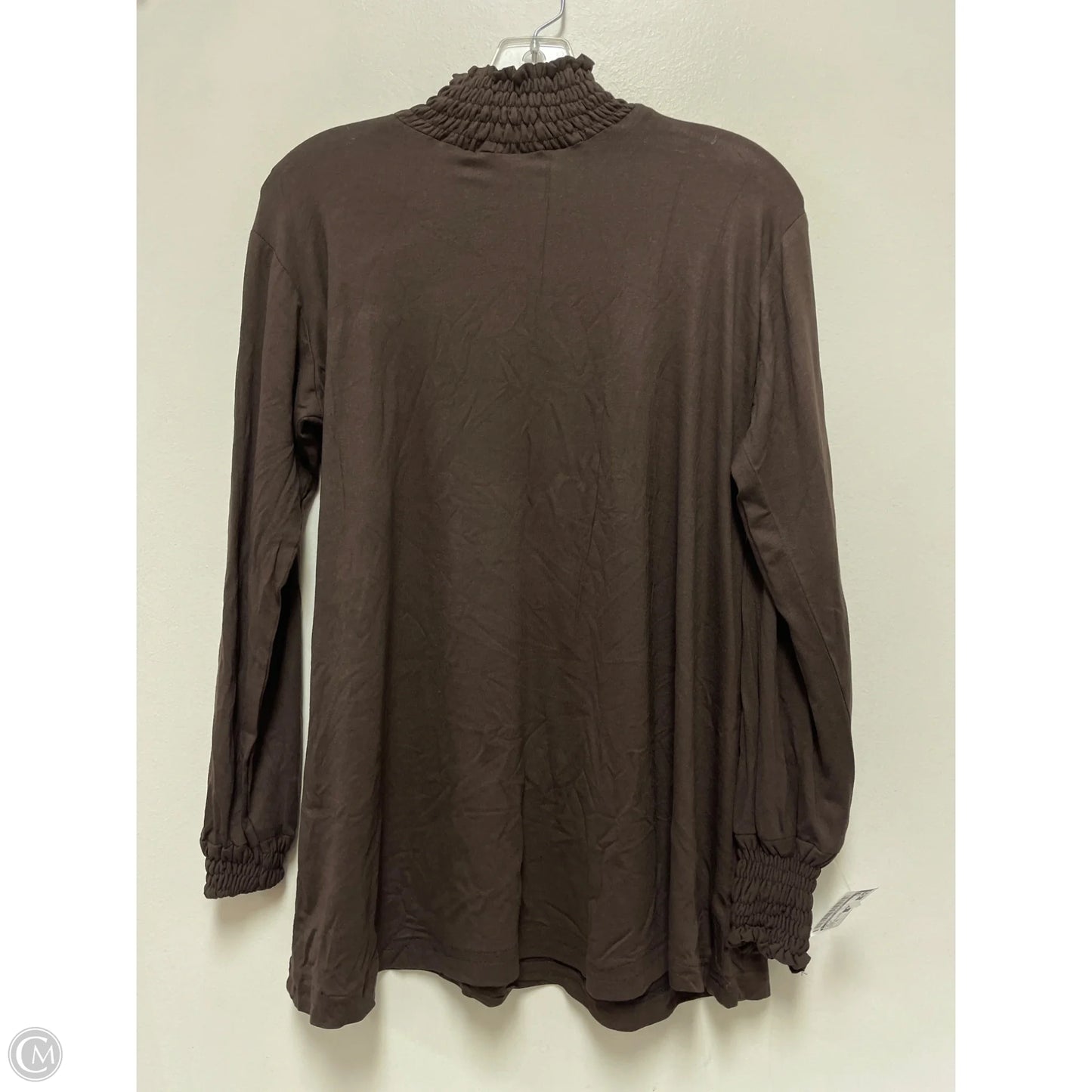Top Long Sleeve By Clothes Mentor In Brown, Size: Xl