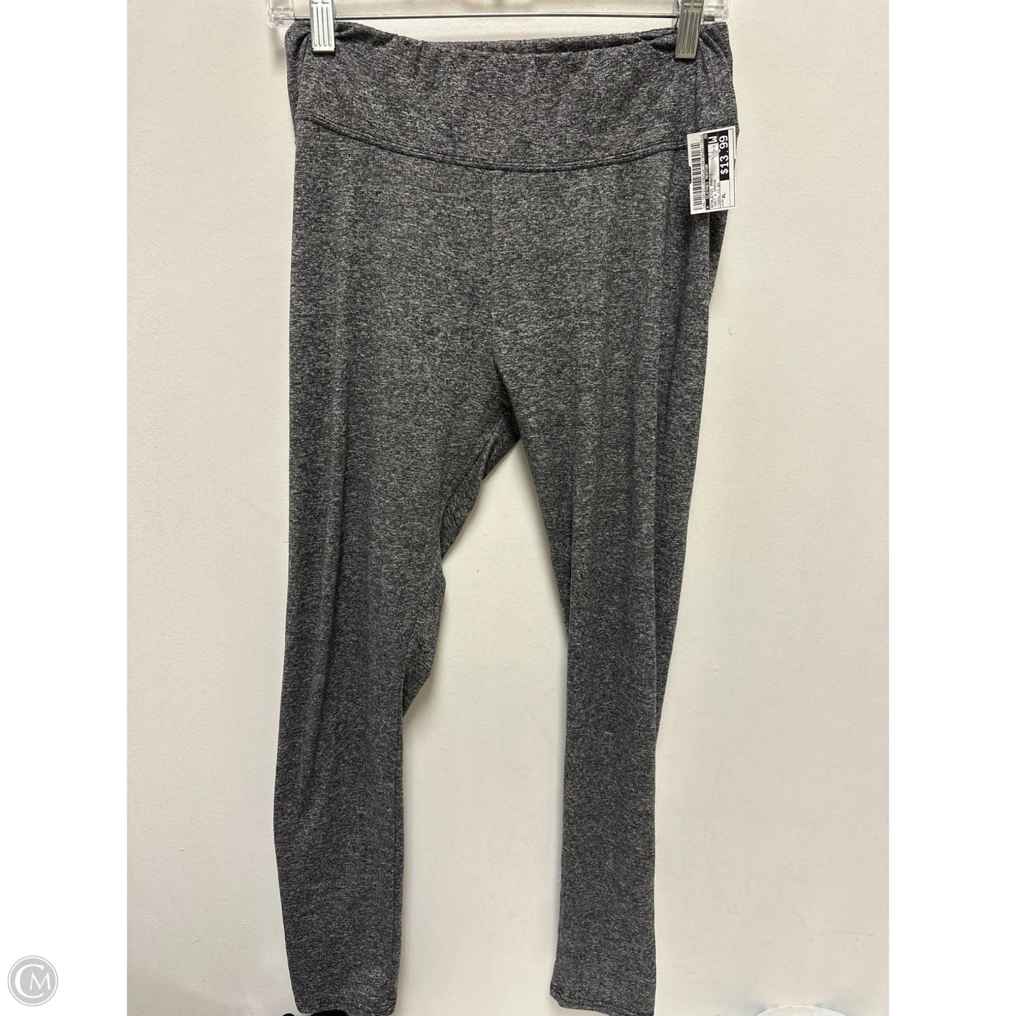 Athletic Pants By Clothes Mentor In Grey & Orange, Size: Xl