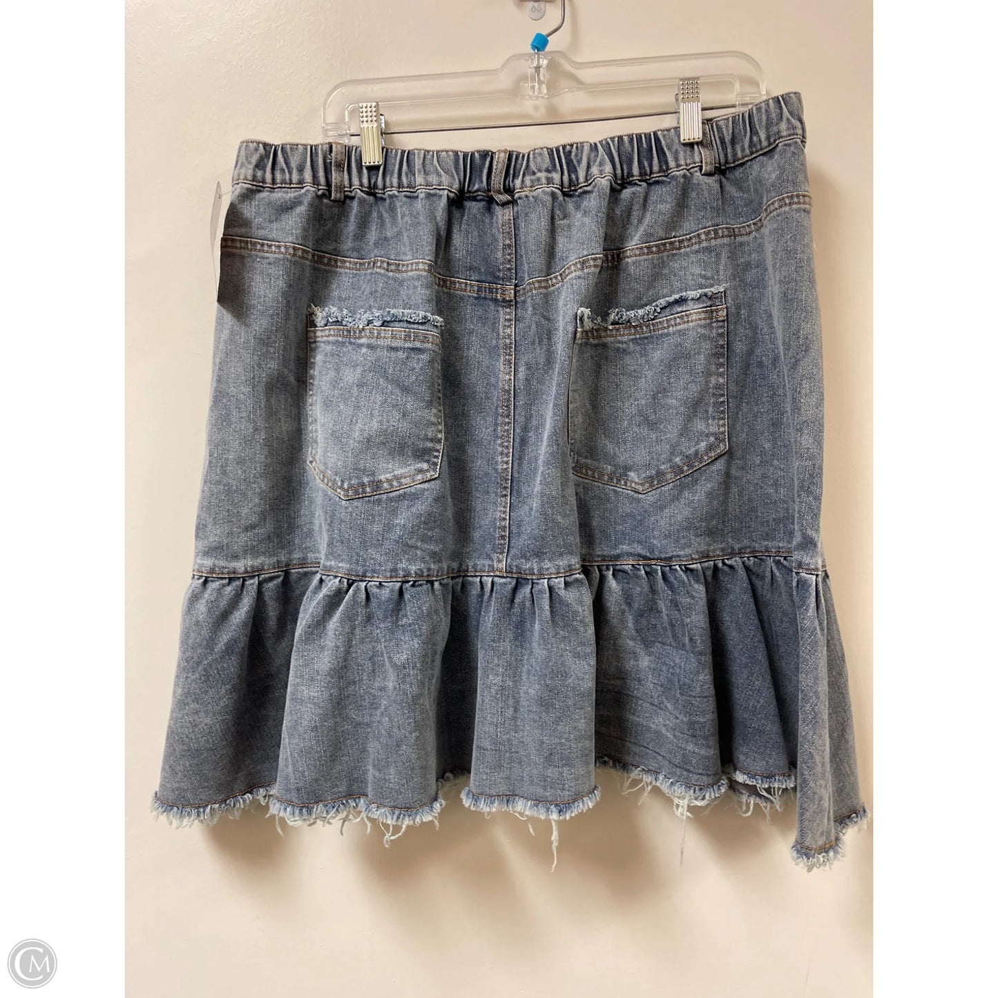 Skirt Midi By Hayden La In Blue Denim, Size: 16