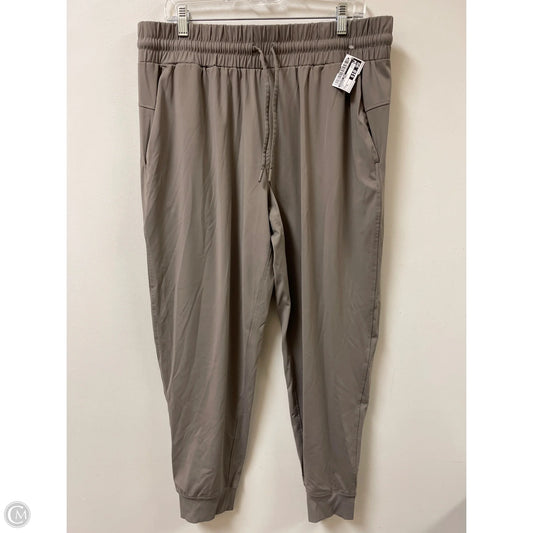 Athletic Pants By Members Mark In Tan, Size: Xl
