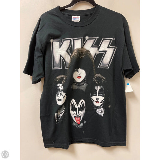 Top Short Sleeve By Hanes In Black, Size: M