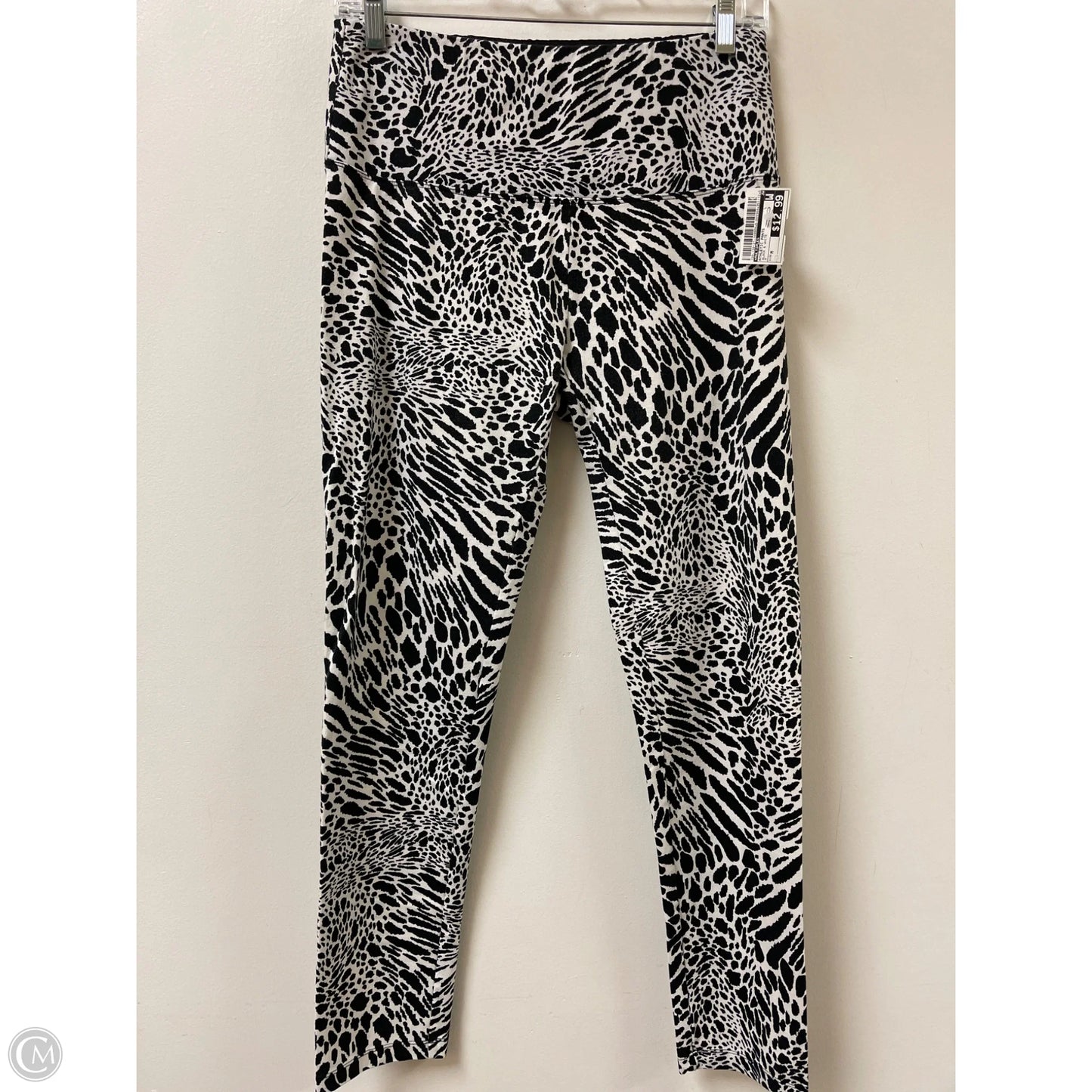 Athletic Pants By Multiples In Black & White, Size: M