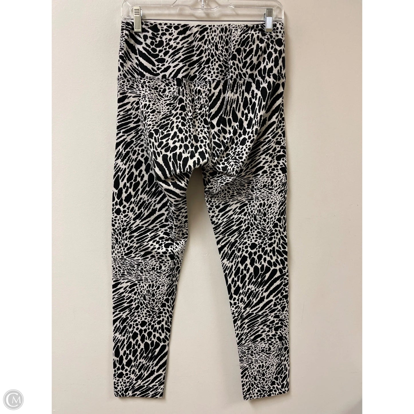 Athletic Pants By Multiples In Black & White, Size: M