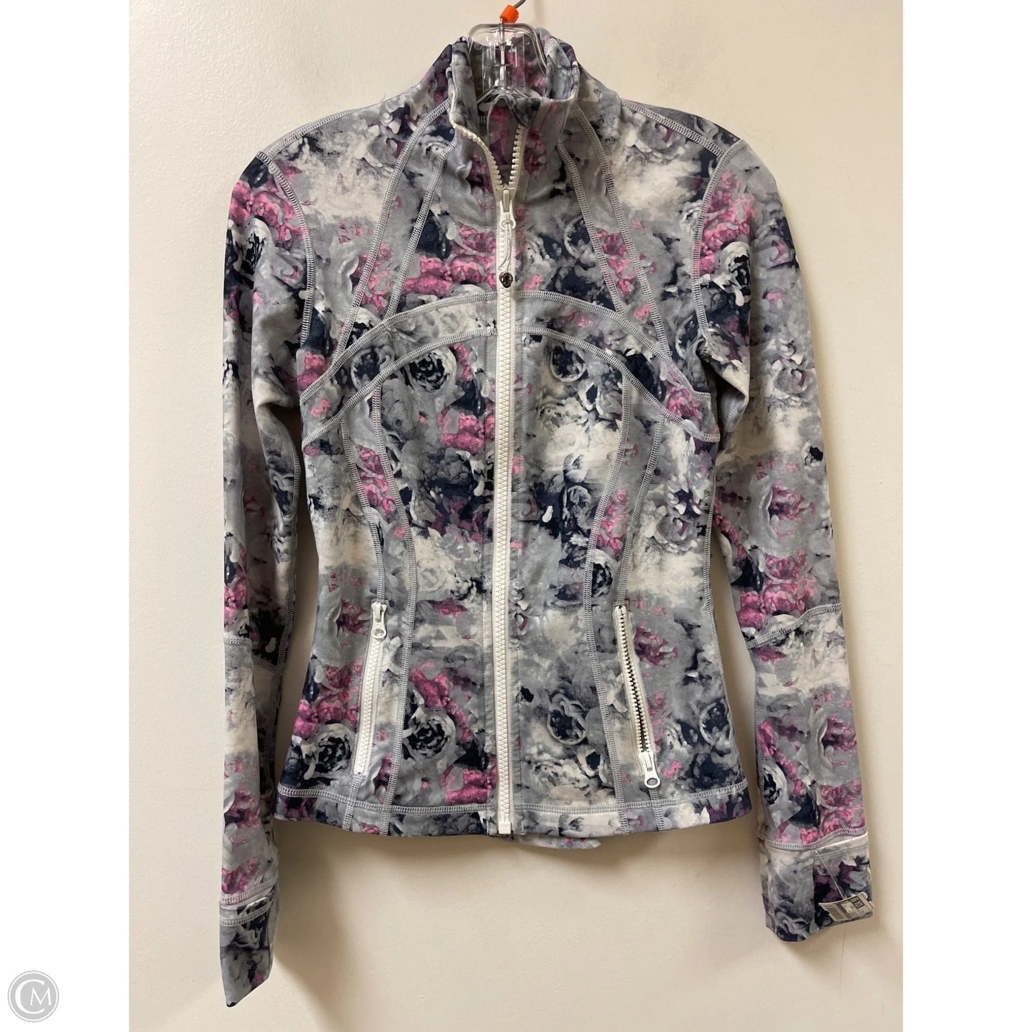 Athletic Jacket By Lululemon In Rose Gold, Size: 4
