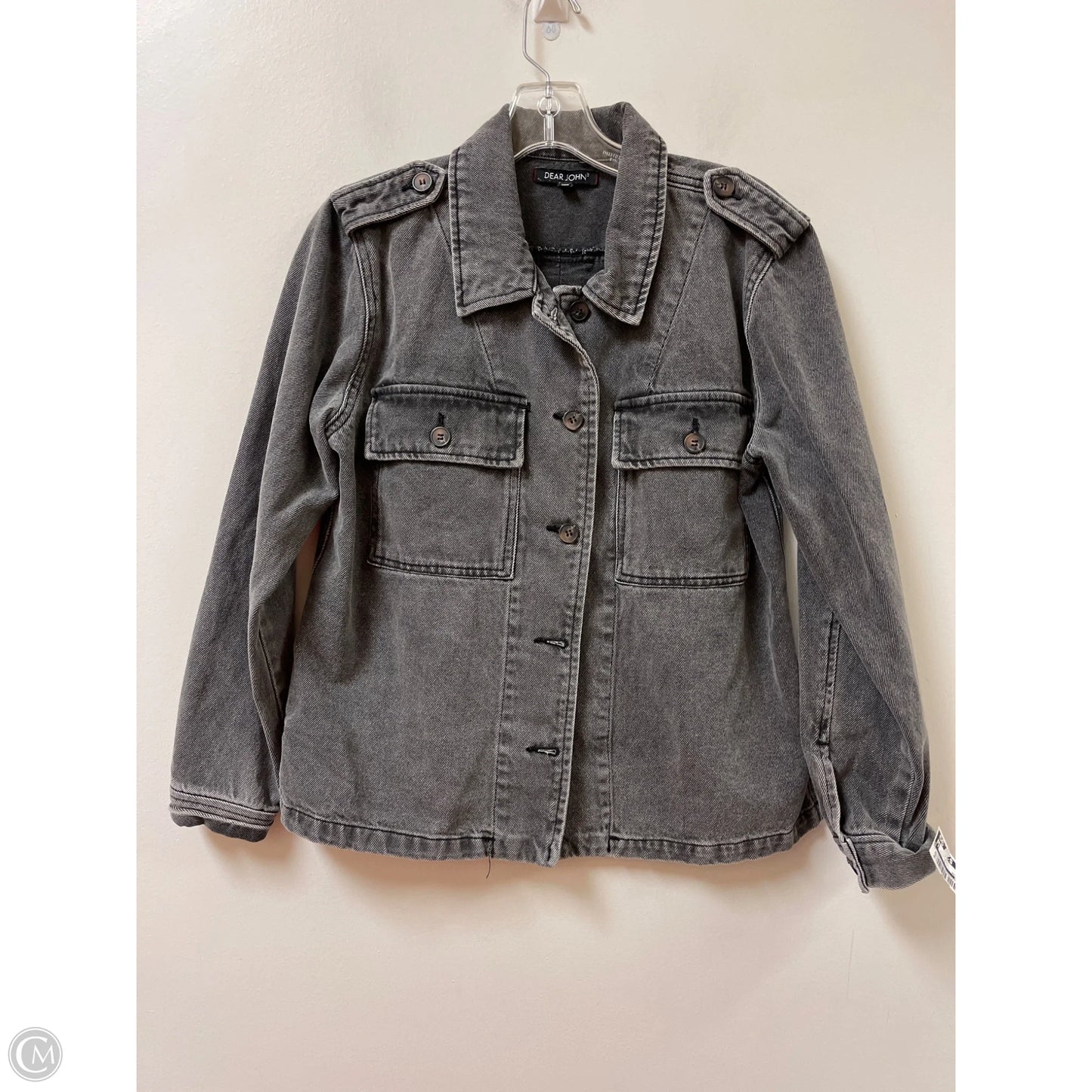 Jacket Denim By Dear John In Grey, Size: S