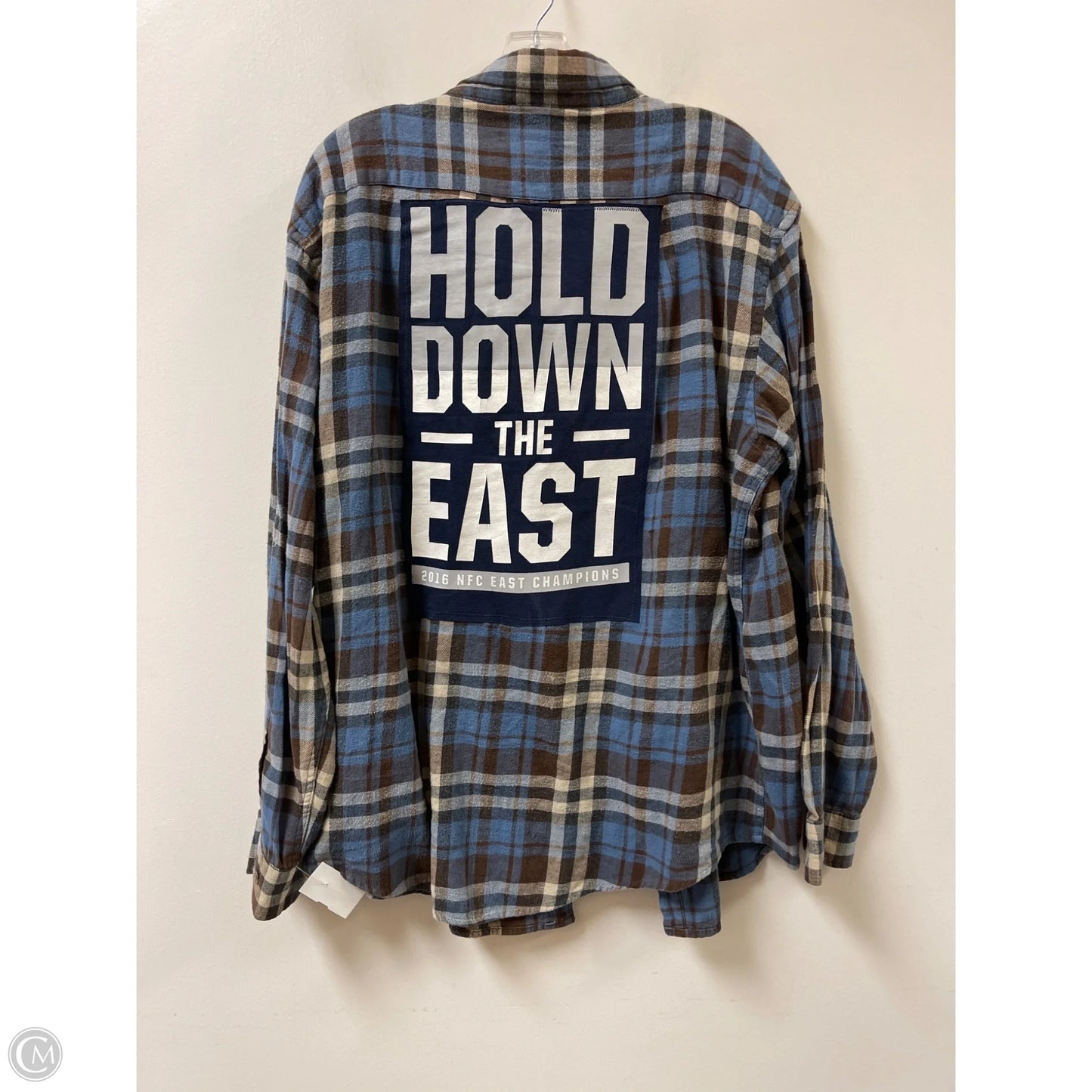 Blouse Long Sleeve By Croft And Barrow In Plaid Pattern, Size: Xl