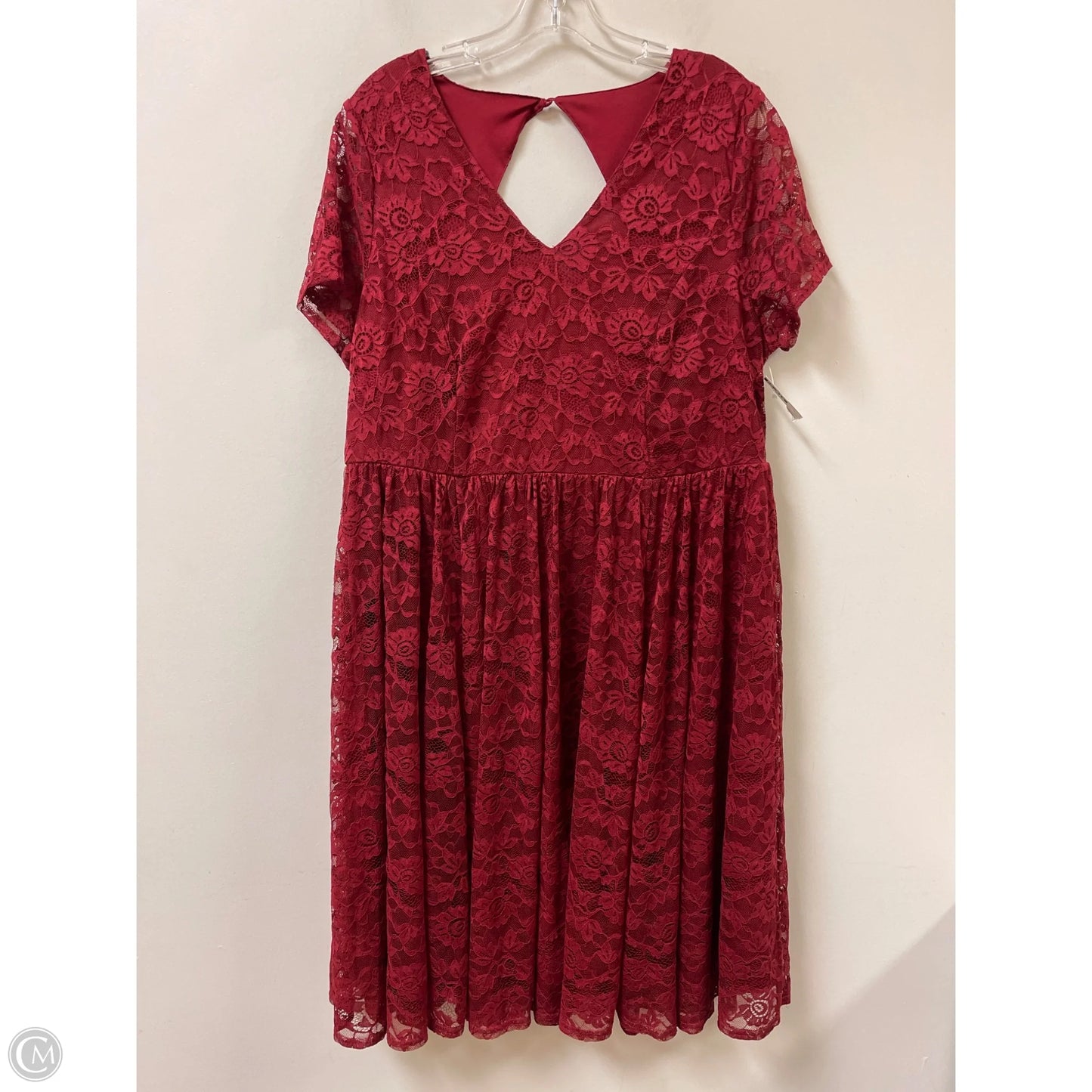 Dress Party Midi By Torrid In Red, Size: Xl