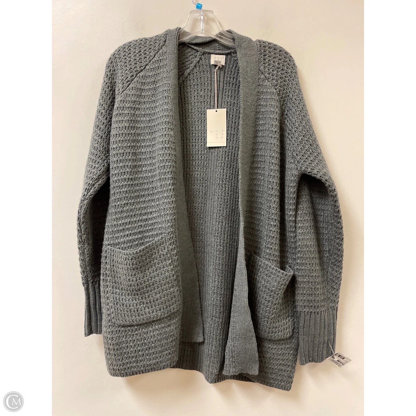 Sweater Cardigan By A New Day In Grey, Size: M