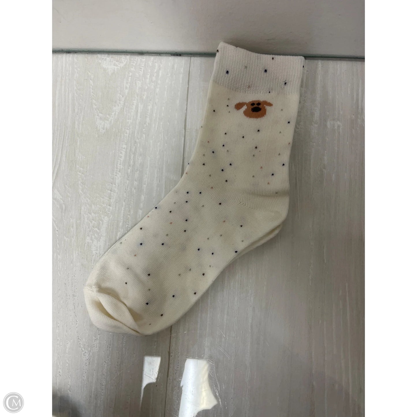 Socks By Clothes Mentor In Cream, Size: 0