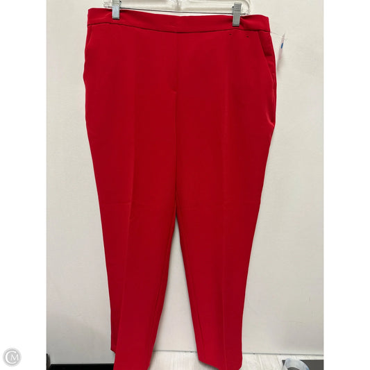 Pants Dress By Tommy Hilfiger In Red, Size: 16