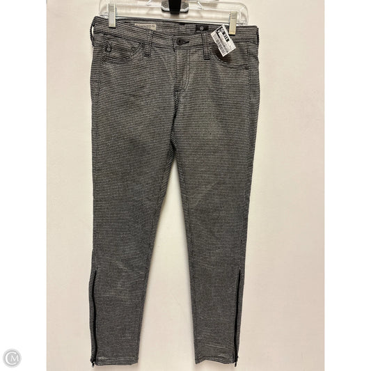Pants Leggings By Adriano Goldschmied In Black & White, Size: 4