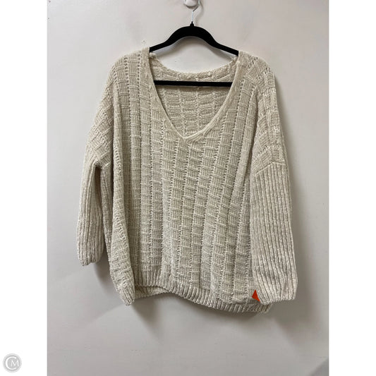 Sweater By Clothes Mentor In Cream, Size: S